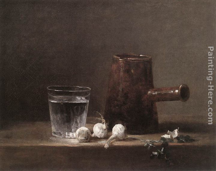 Jean Baptiste Simeon Chardin Water Glass and Jug
